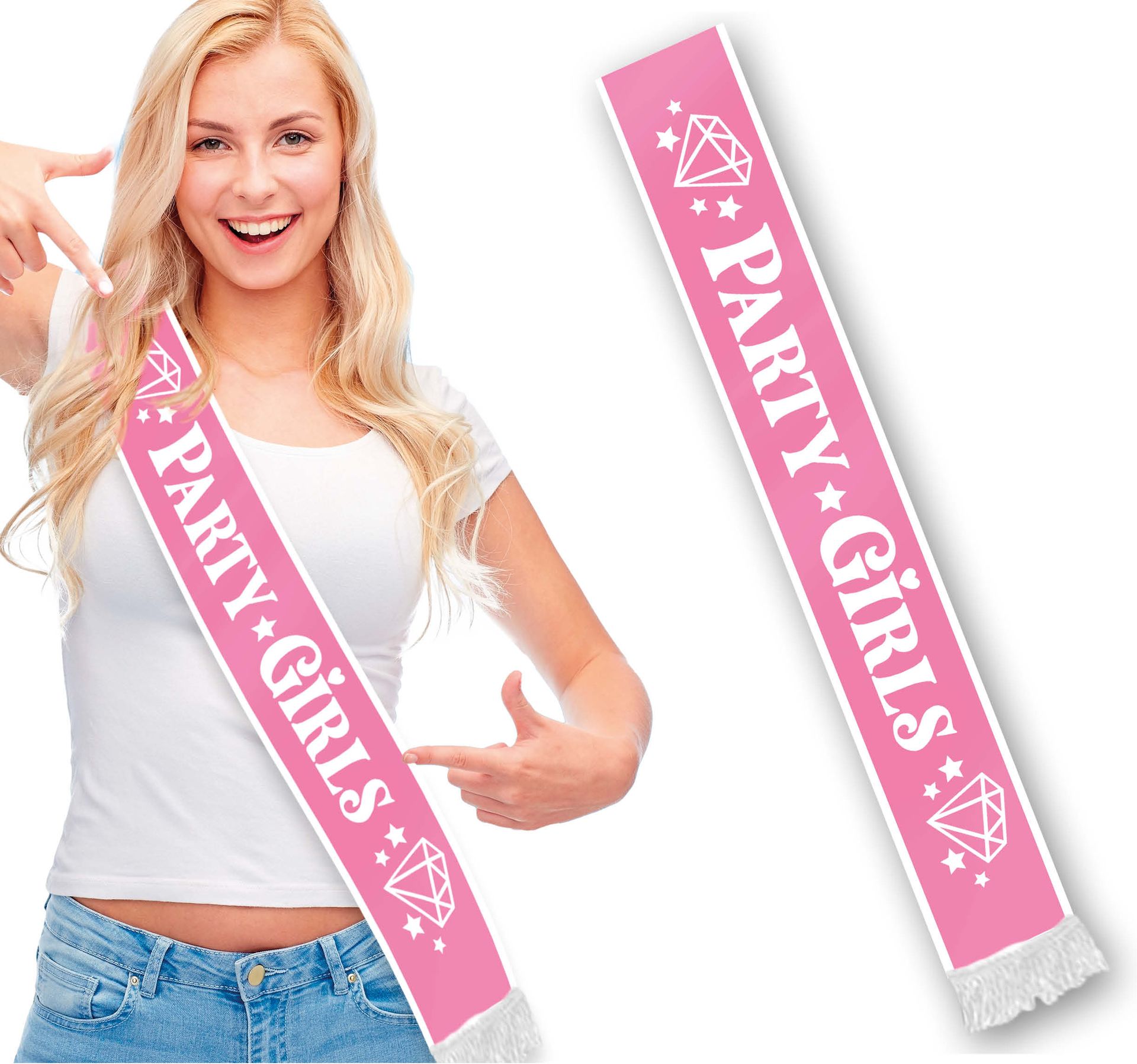 Roze Sjerp Dames Party Girls