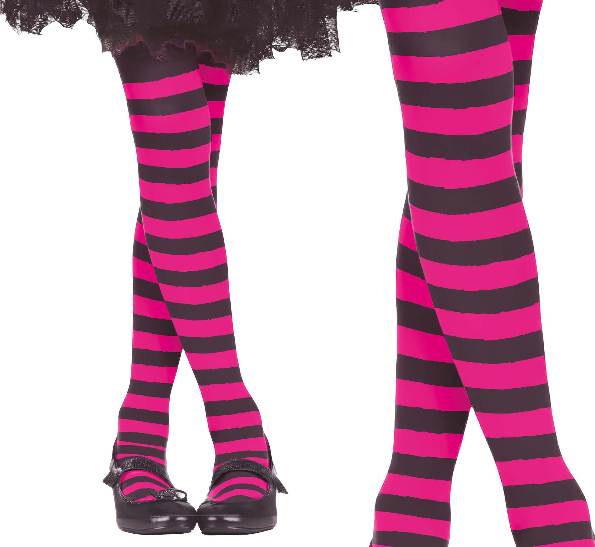 Roze Strepen Panty Meisjes