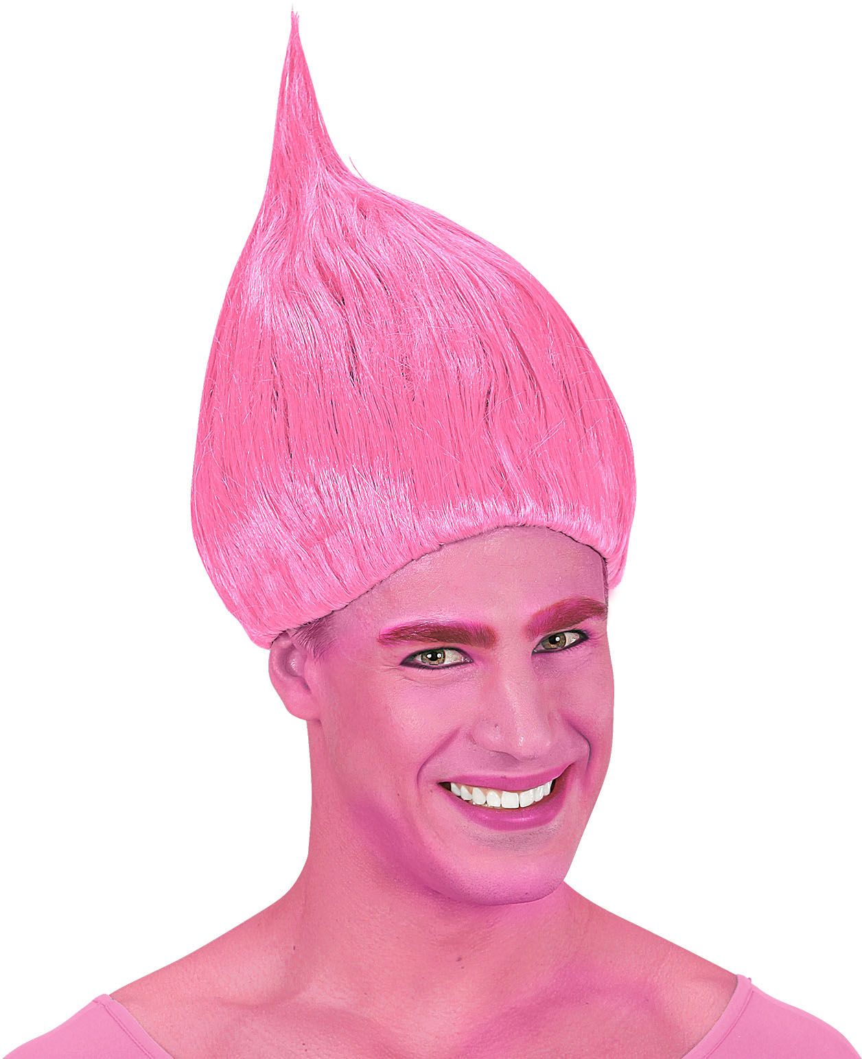 Roze Troll Doll Pruik