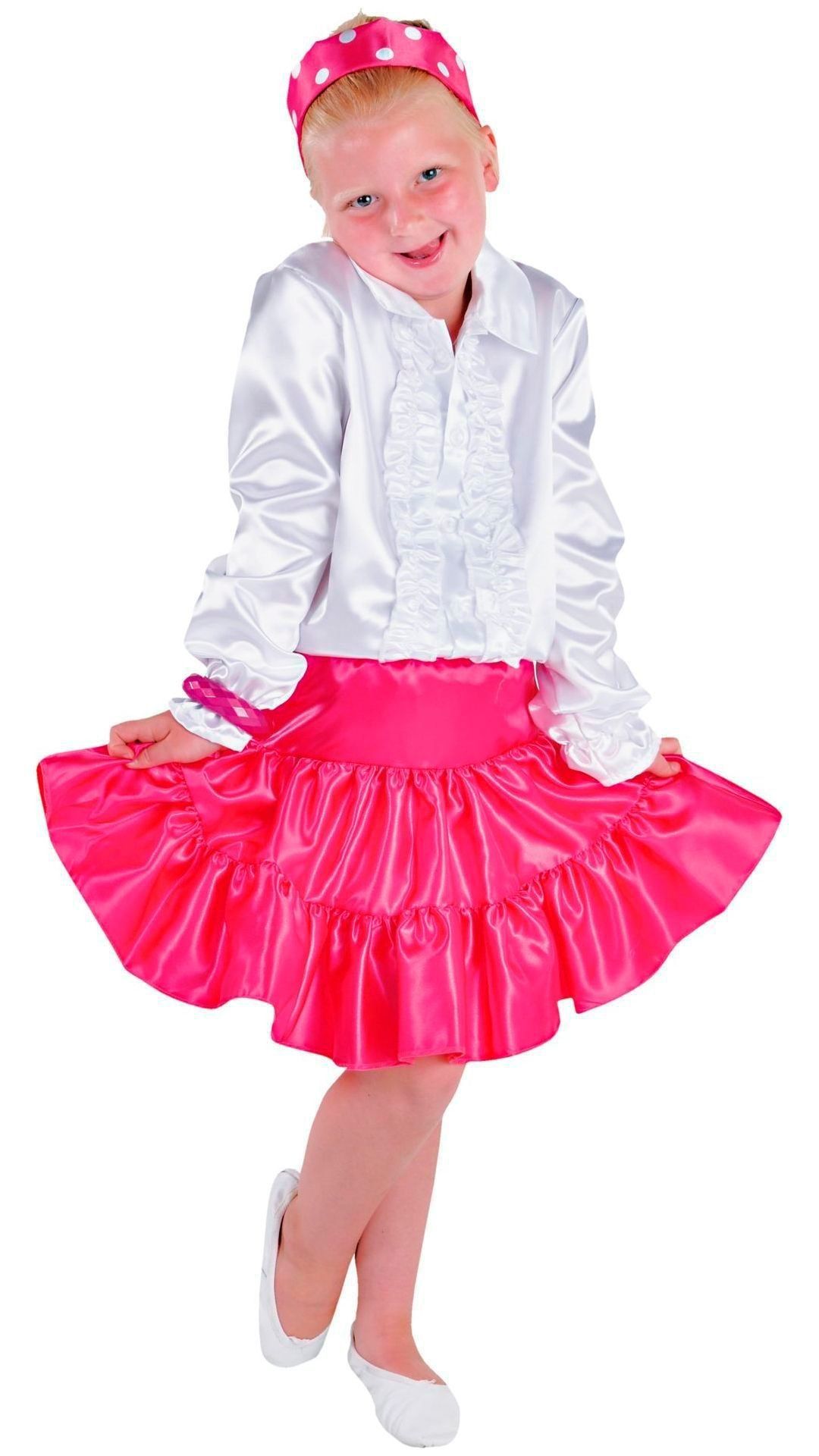 Roze Volangen Rok Meisjes