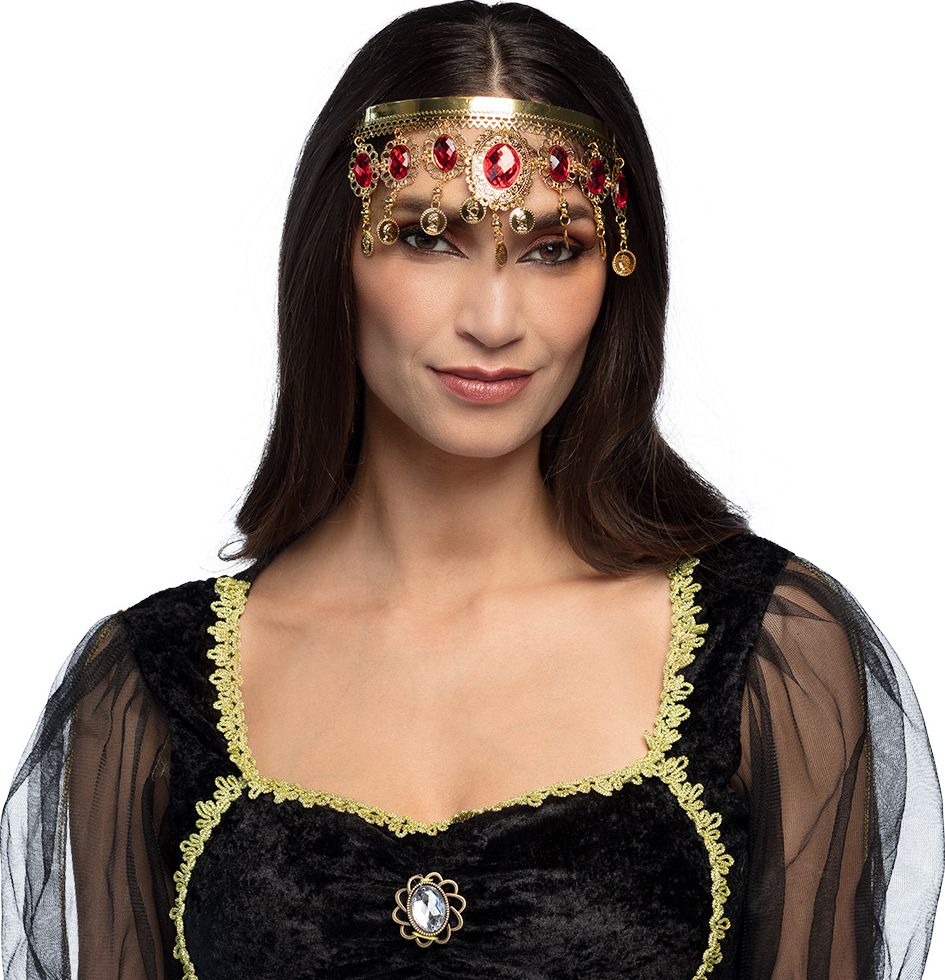 Ruby Gouden Hoofdband met Muntjes