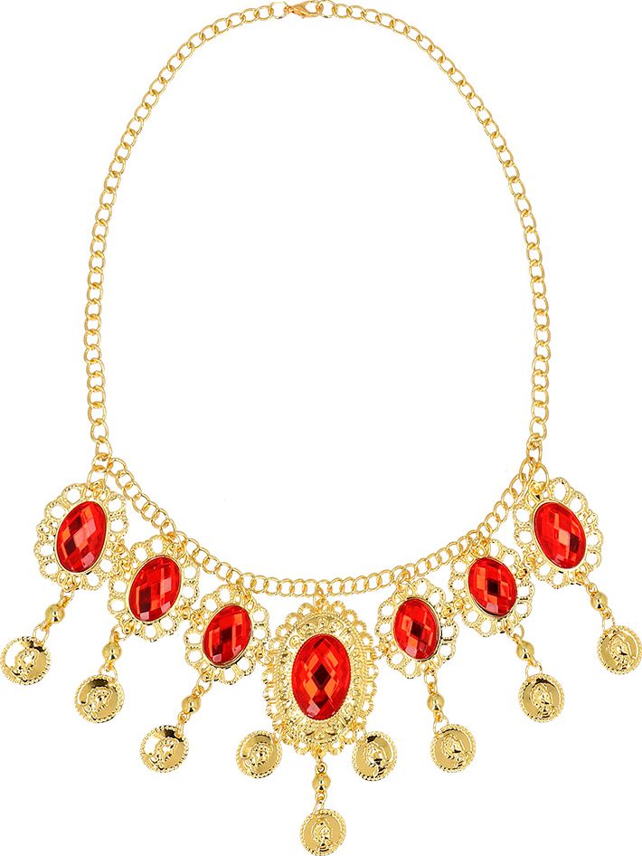 Ruby Gouden Ketting met Muntjes