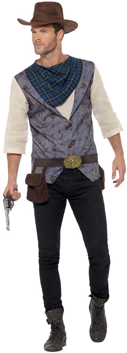 Ruig Cowboy Kostuum Heren