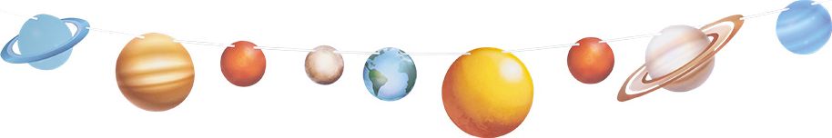 Ruimte Planeten Figuurslinger 250cm