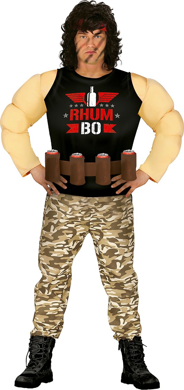 Rumbo Rambo Kostuum Man