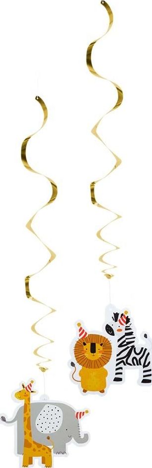 Safari Decoratieswirls 2-Delig 85cm