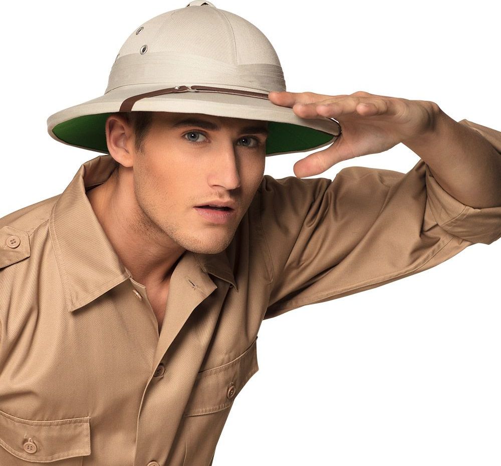 Safari Ontdekkingsreiziger Helm Katoen