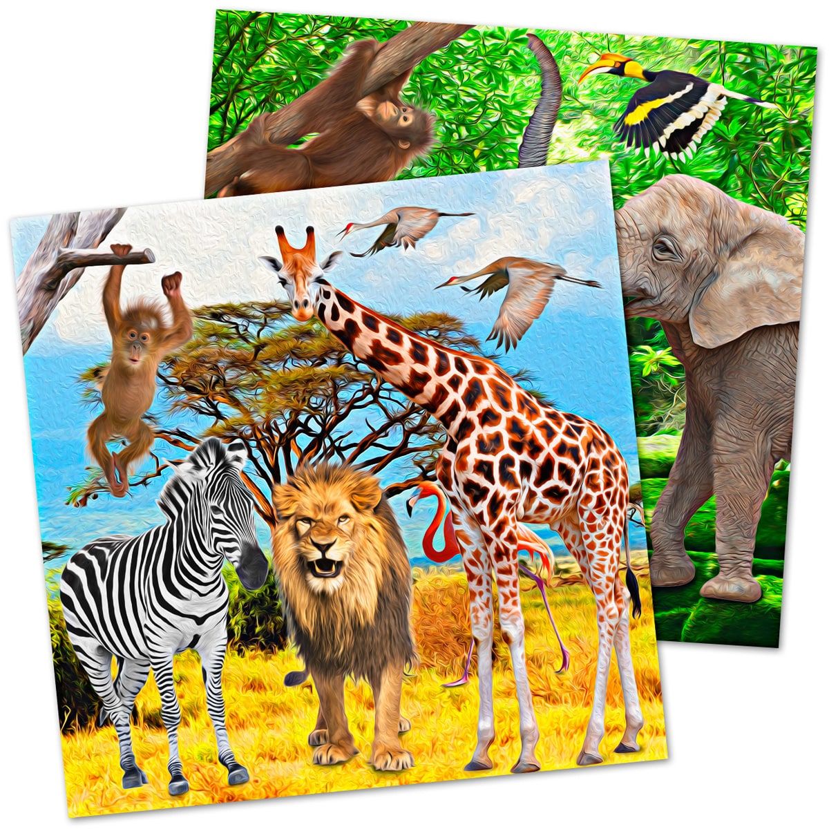 Safari Party Servetten 20 Stuks