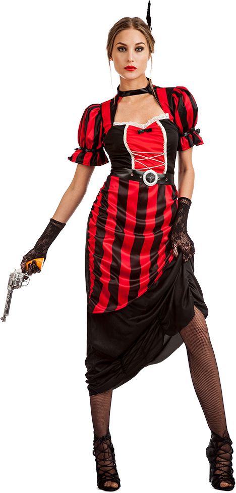 Saloon Gunslinger kostuum Dames