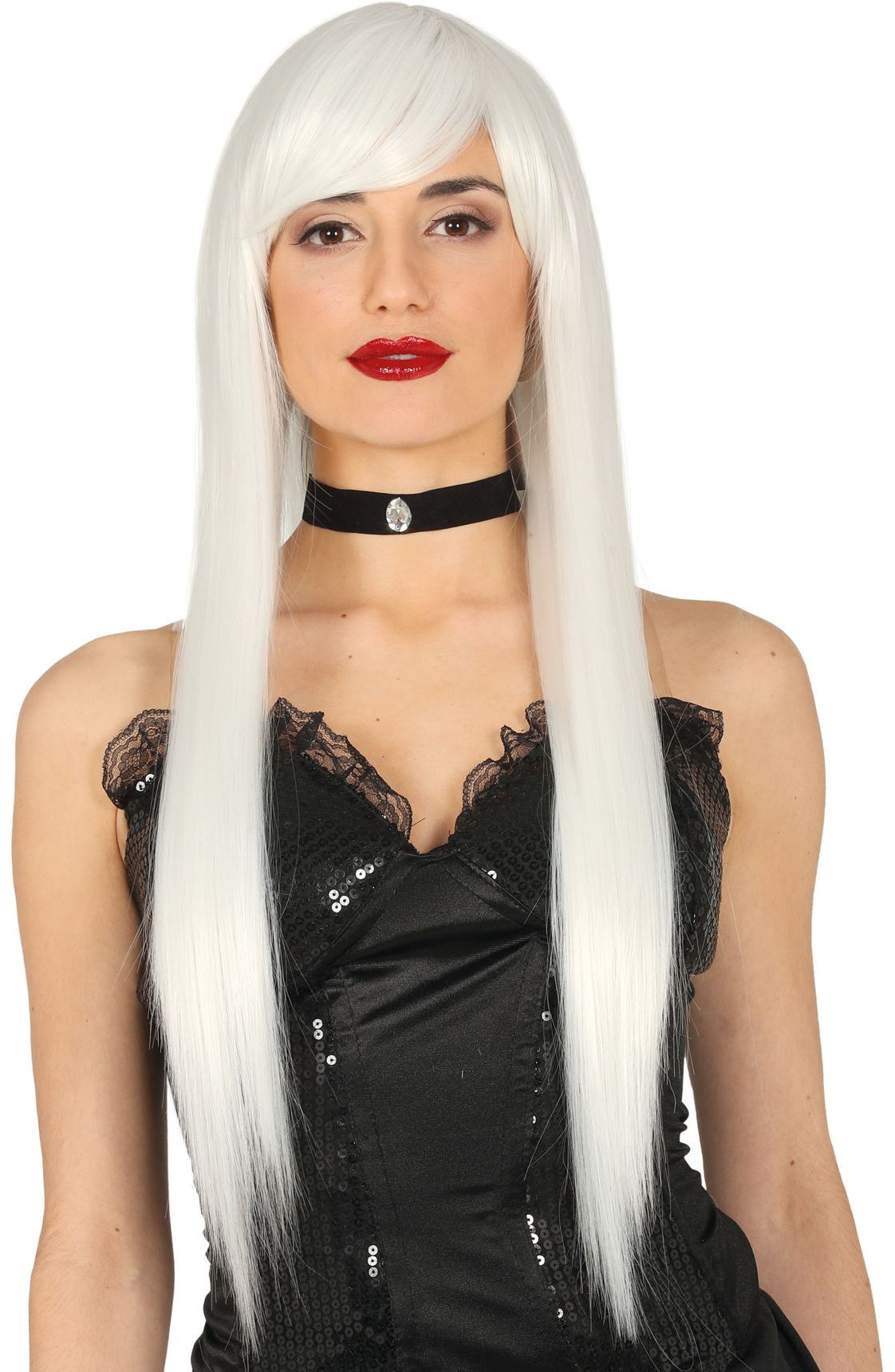 Wit grijze pruik Clearance