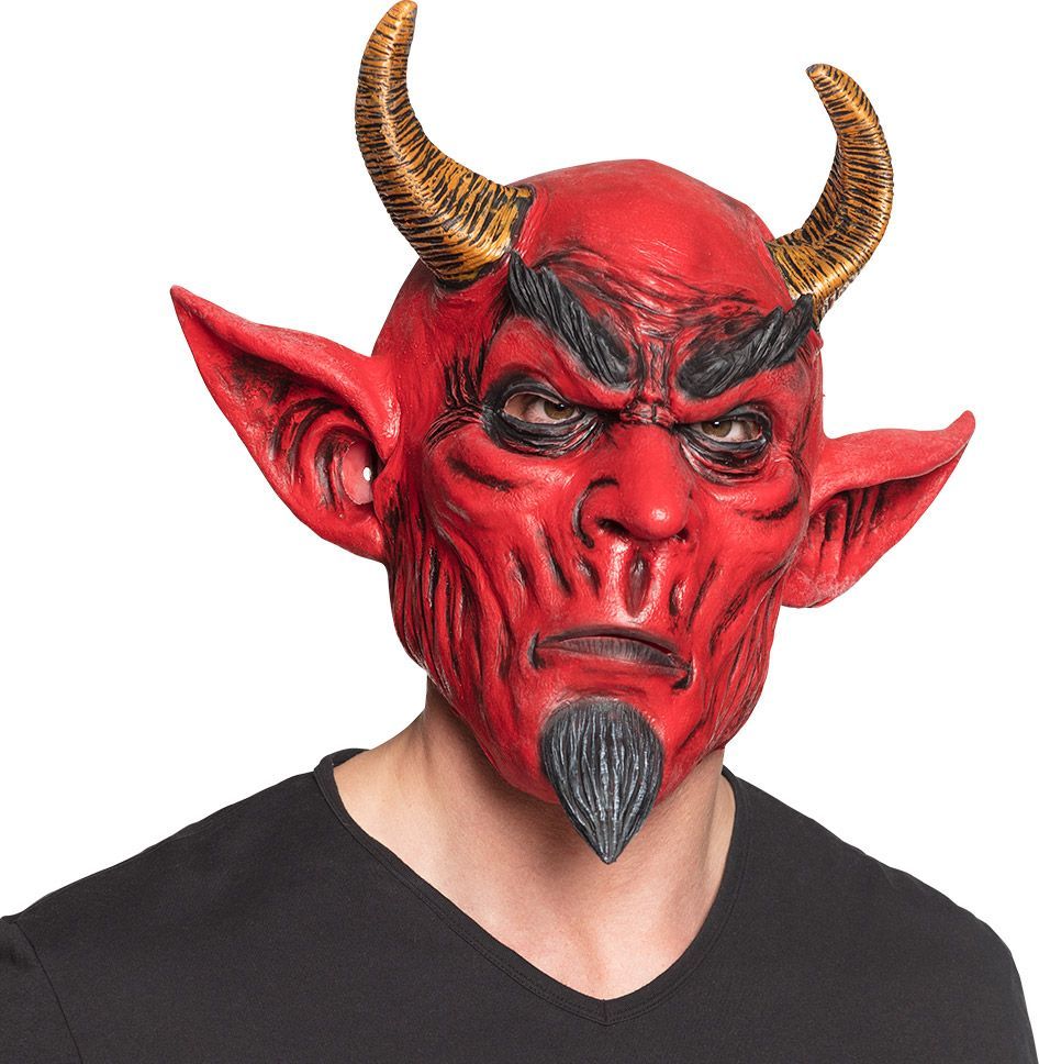 Satan Duivel Masker Rood