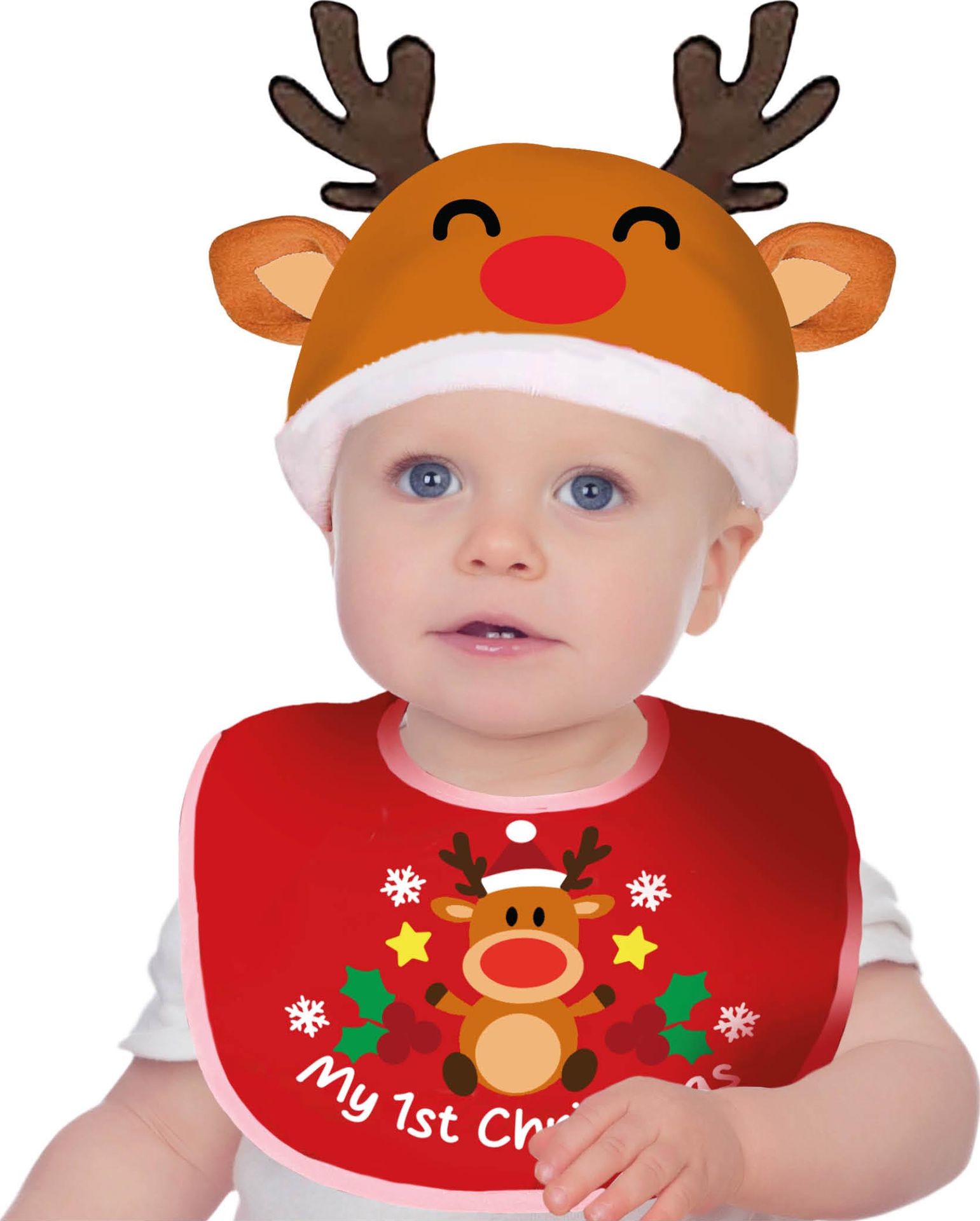 Schattig Kerst Setje Baby Rendier