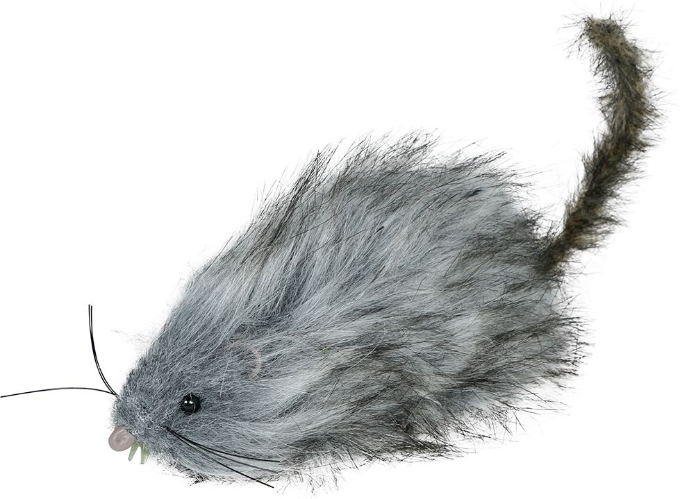 Schattige Grijze Rat Pluche 16cm