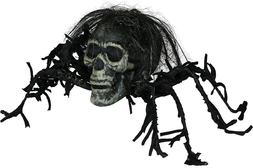 Schedel met Spinnenpoten Halloween Decoratie