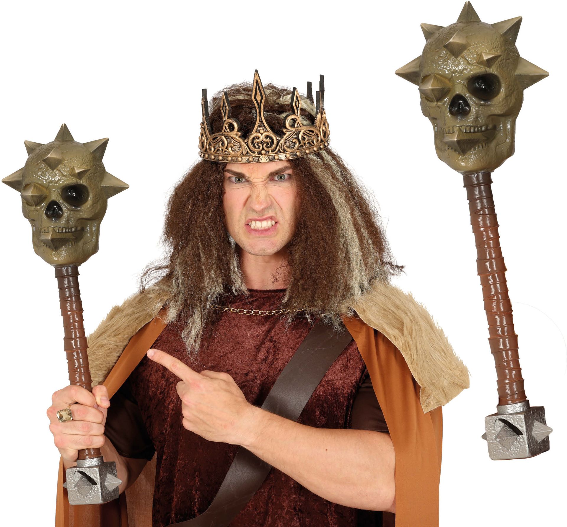 Schedelhamer met Spikes 60cm Middeleeuwen