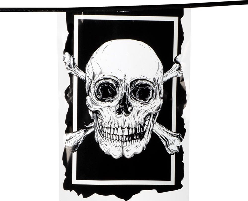 Schedels Piraten Thema Feest Vlaggenlijn