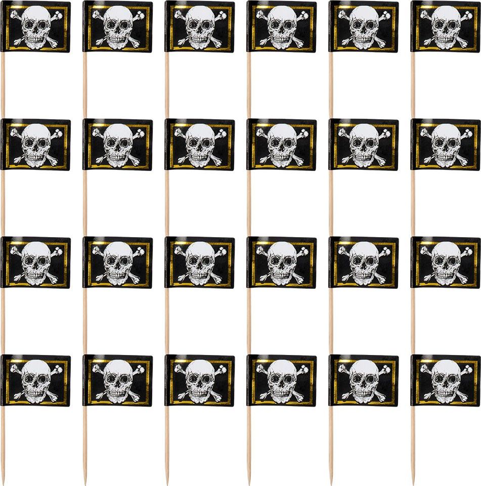 Schedels Piraten Thema Feest Vlaggenprikkers