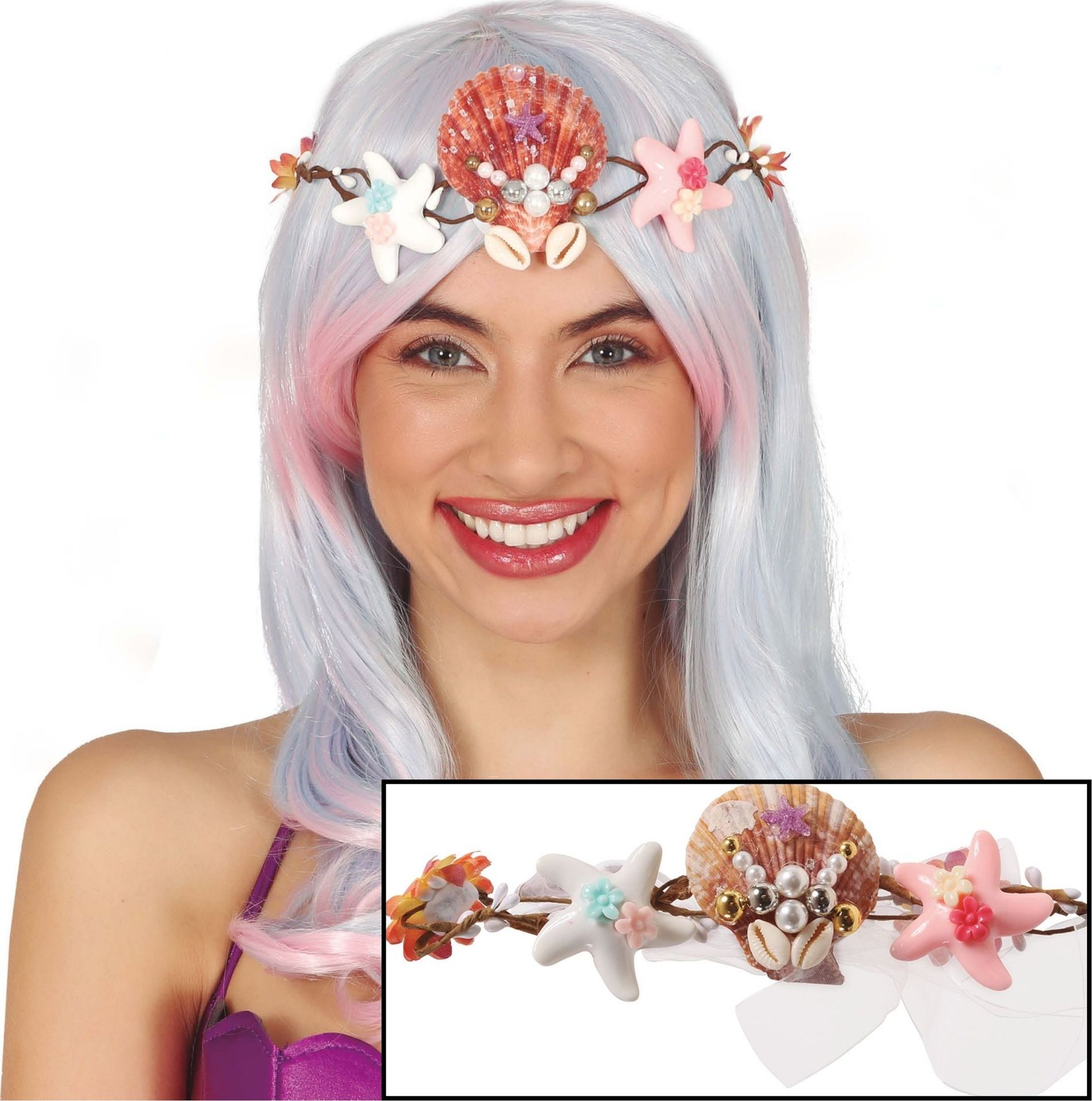 Schelpen Zeemeermin Hoofdband