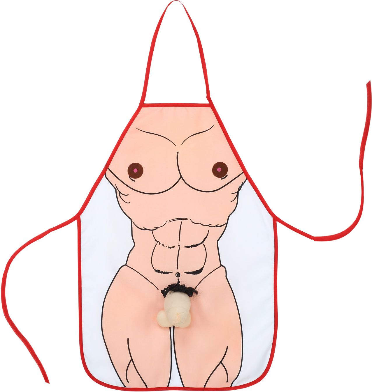 Schort Naakte Man met Piemel