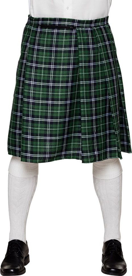 Schotse Tartan Kilt Groen