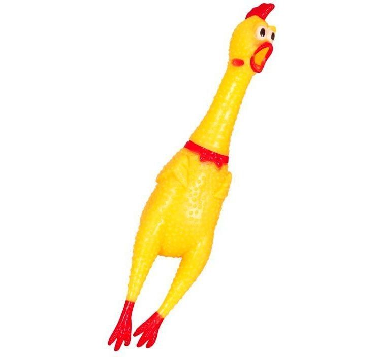 Schreeuwende Kip met Geluid