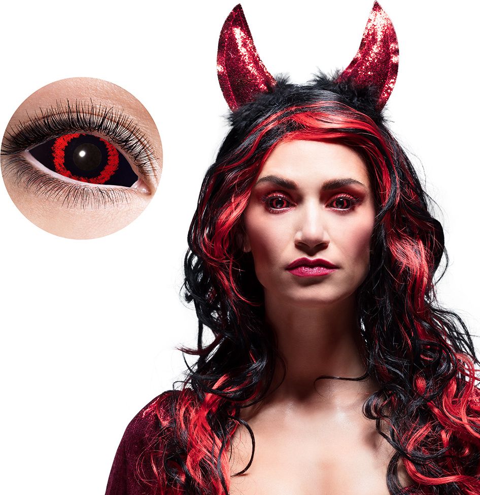 Sclera She-Devil 6-Maandslenzen Halloween