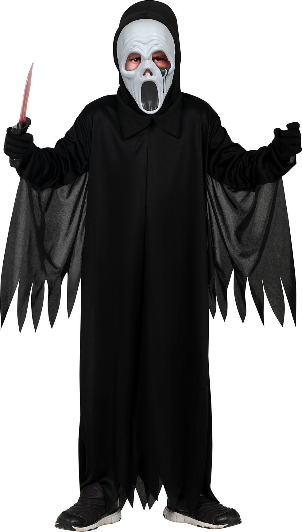 Scream Gewaad Halloween Zwart Kind