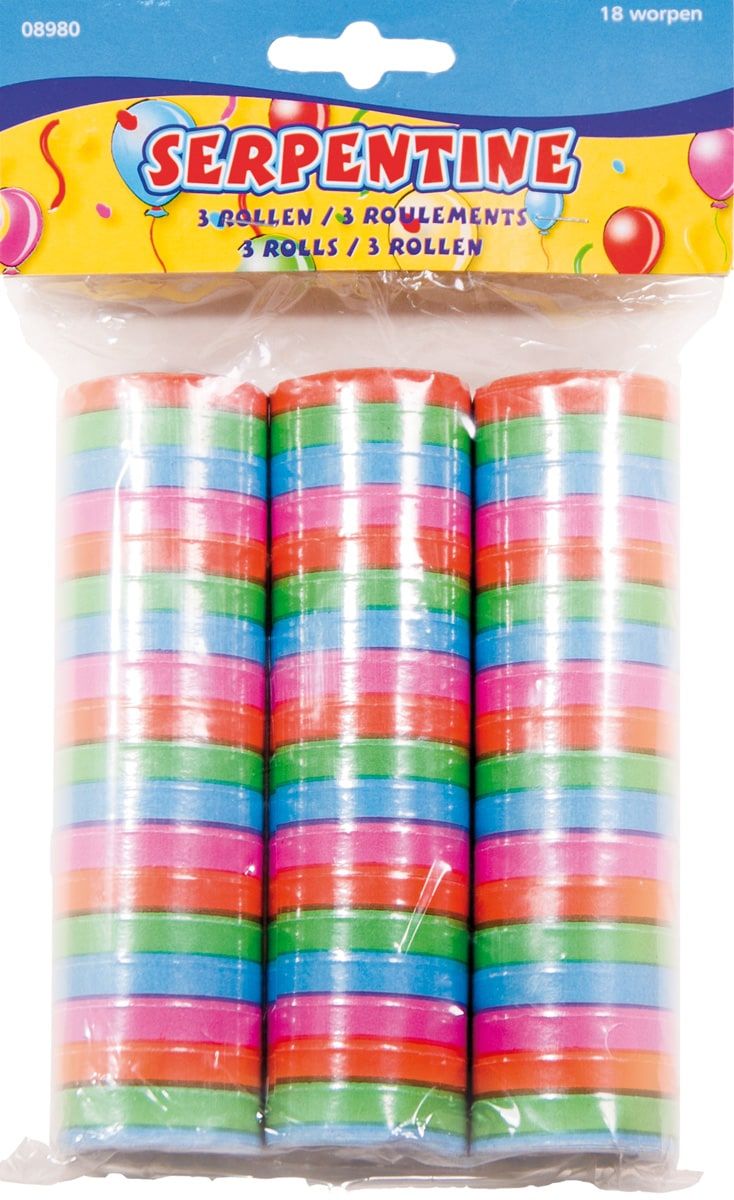 Serpentine Felle Kleuren 3 Stuks