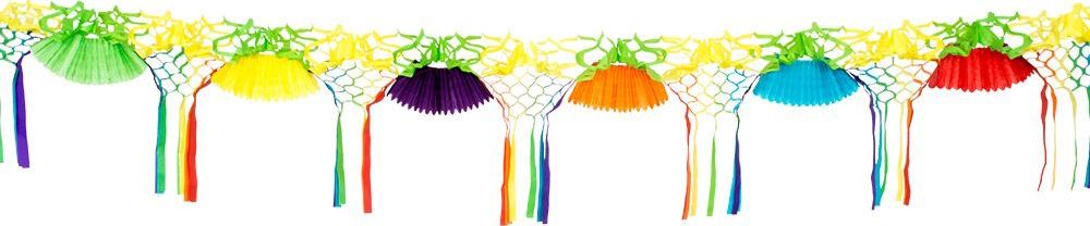 Serpentine Kleurrijke Verjaardag Slinger