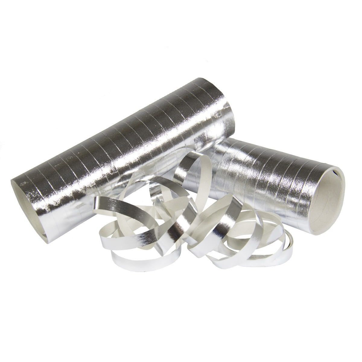 Serpentines Metallic Zilver 3 Stuks