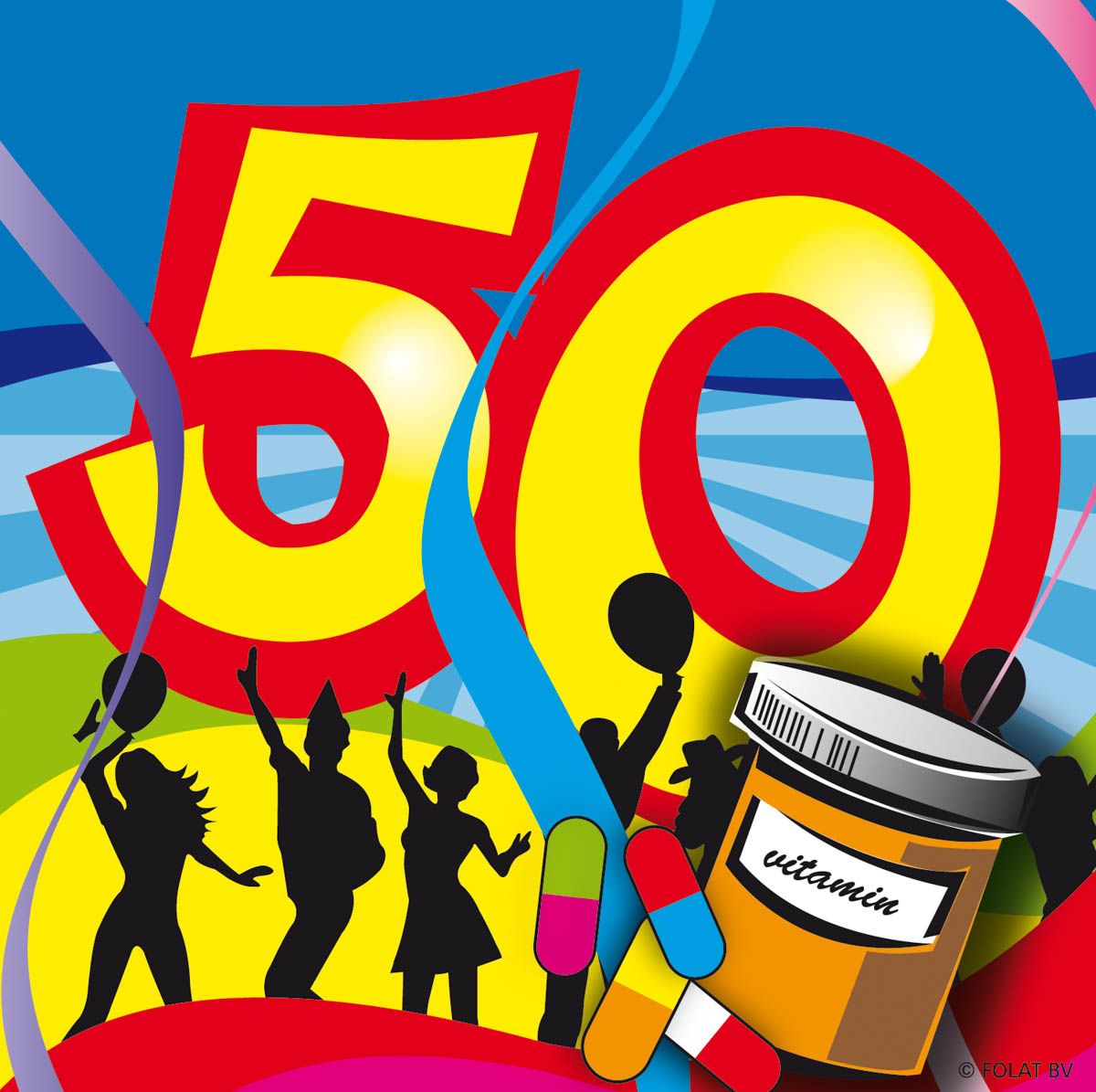 Servetten Feest 50 Jaar 20'st