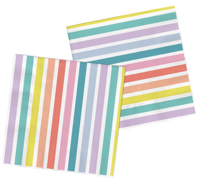 Servetten Pastel Verjaardag