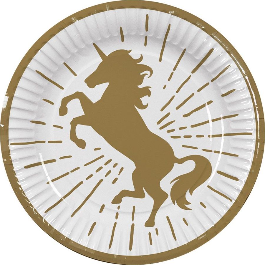 Set Van 10 Unicorn Papieren Bordjes