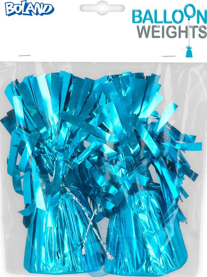 Set Van 2 Ballongewichten In Turquoise Blauw