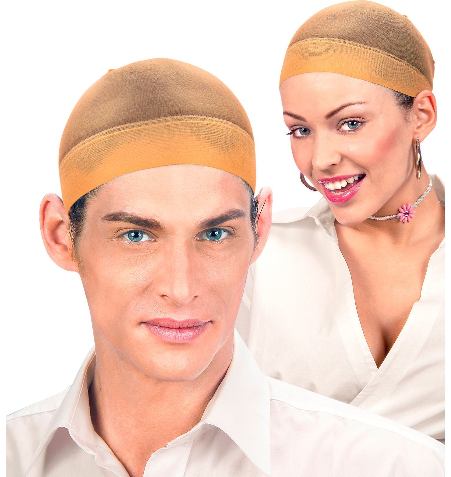 Set Van 2 Huidskleurige Haarnetjes