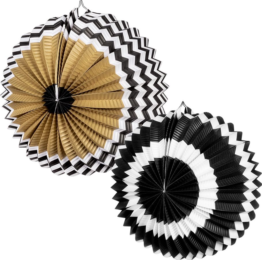 Set Van 2 Papieren Ballonlampionnen