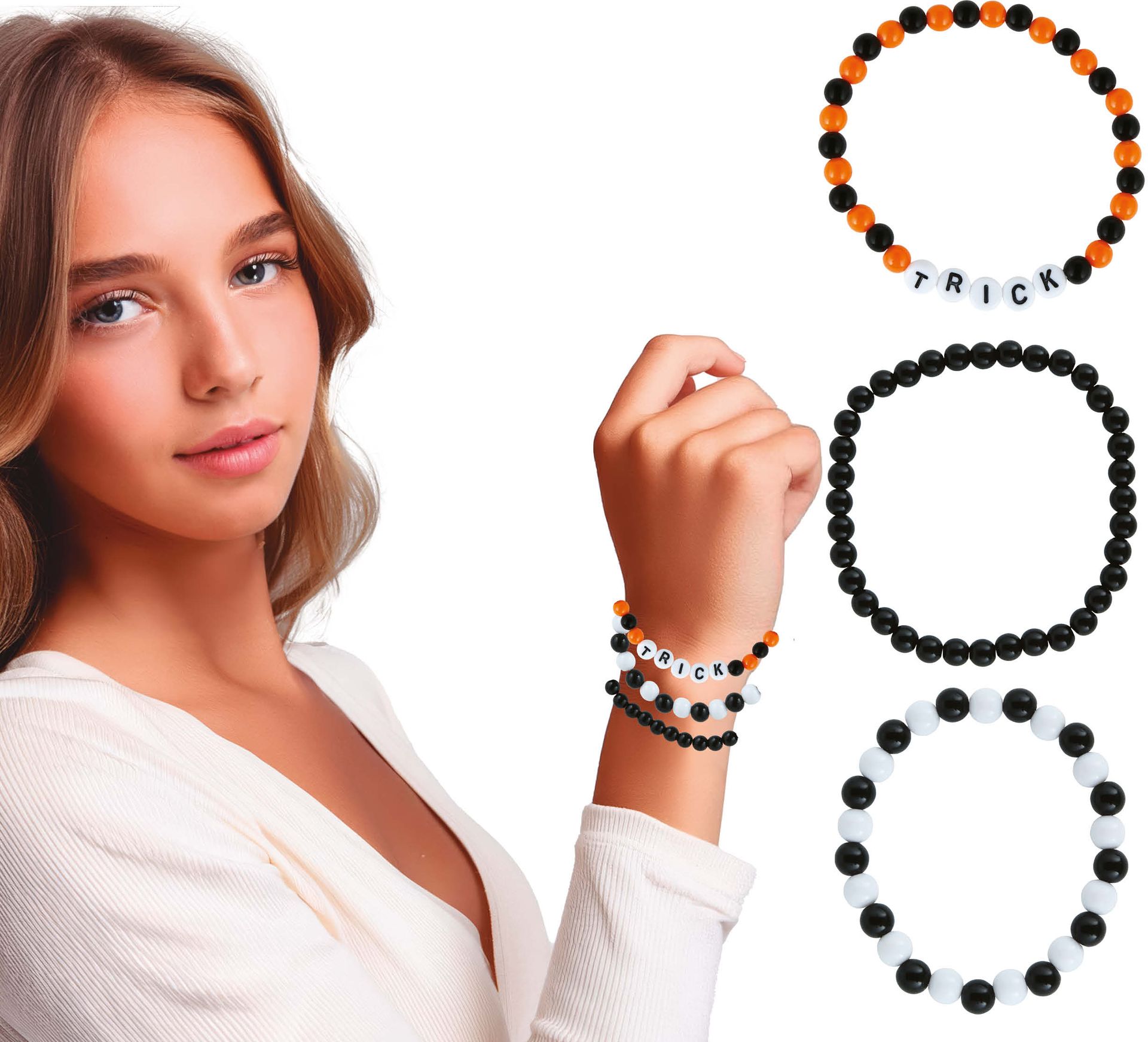 Set Van 3 Trick Or Treat Armbanden Halloween