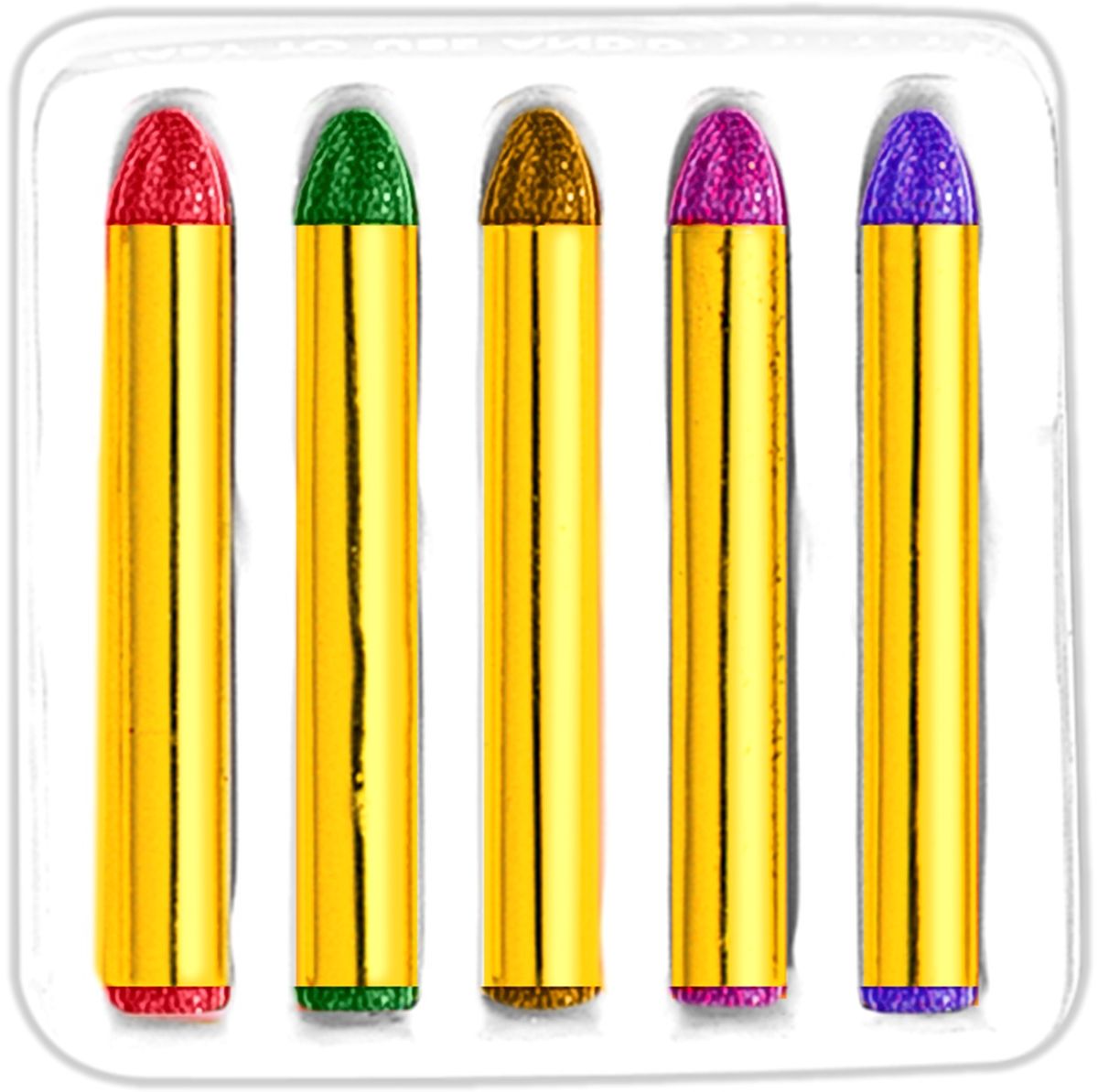 Set Van 5 Glitter Schminkstiften