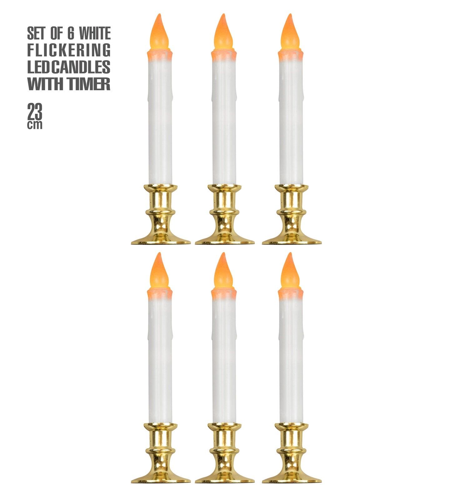 Set Van 6 Lichtgevende Nepkaarsen