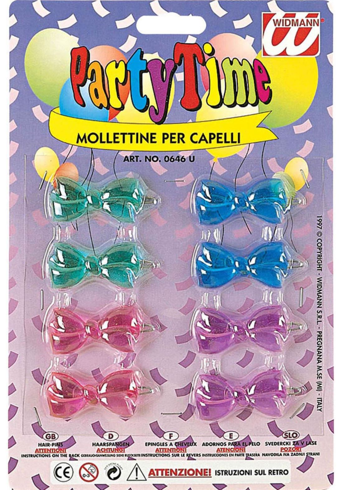 Set Van 8 Haarspeldjes met Strik