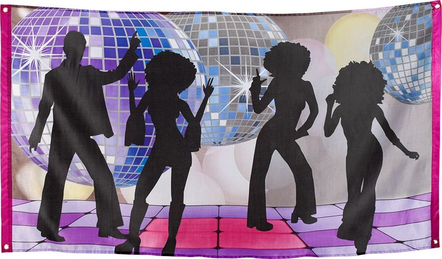 Seventies Disco Thema Vlag
