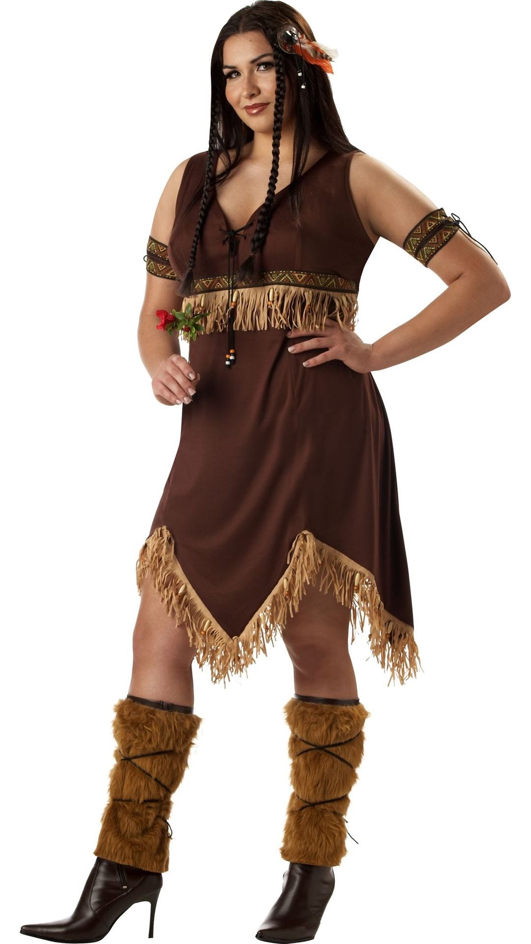 Sexy Indianen Jurkje Plus Size