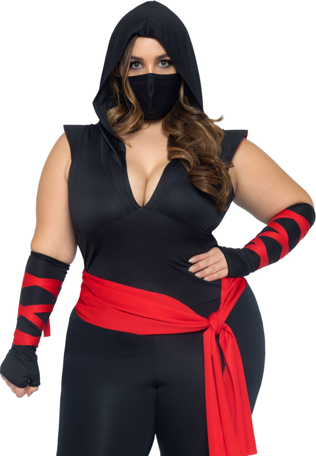 Sexy ninja pak carnaval plus size
