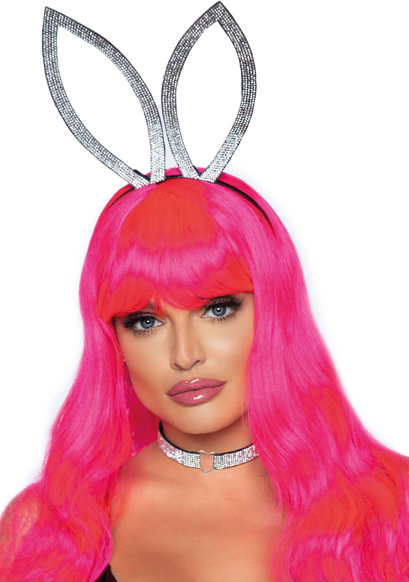 Sexy strass bunny accessoire set