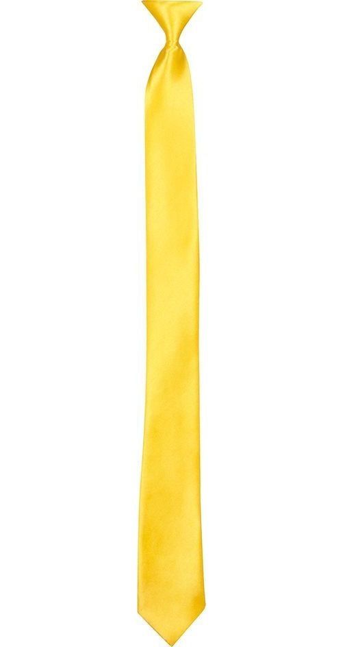 Shiny Neon Gele Stropdas