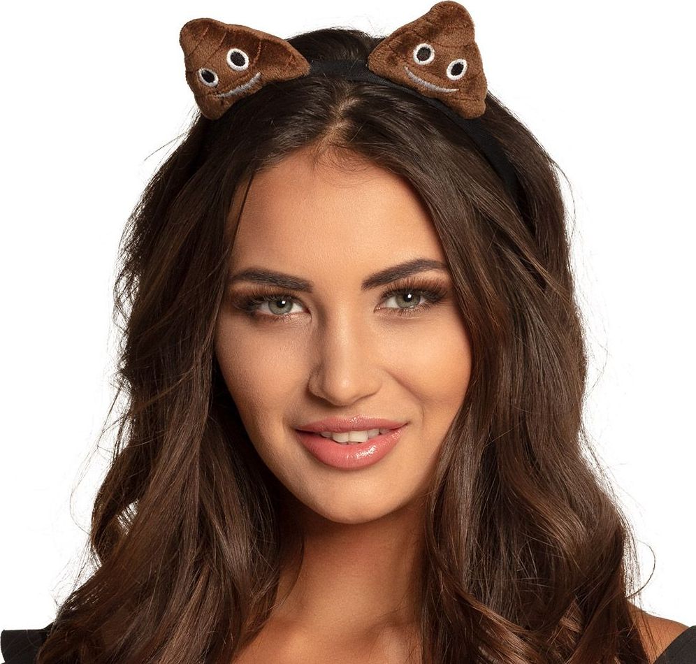 Shithead Drol Emoji Haarband