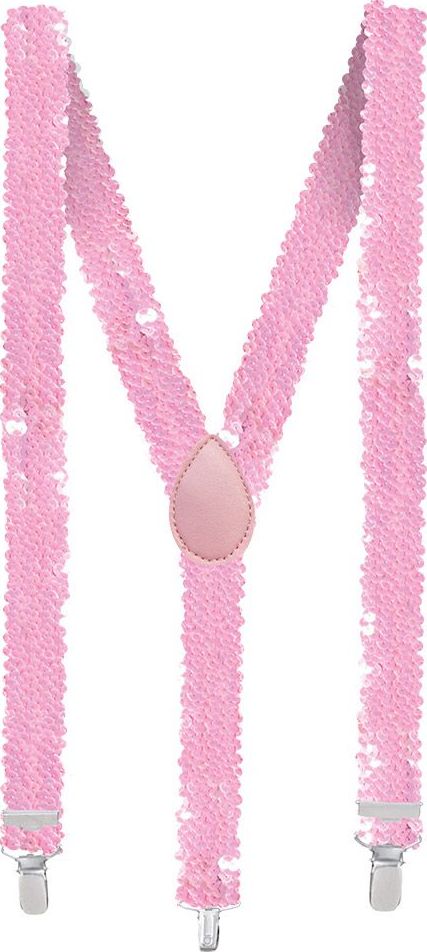 Showtime Pailletten Bretels Roze