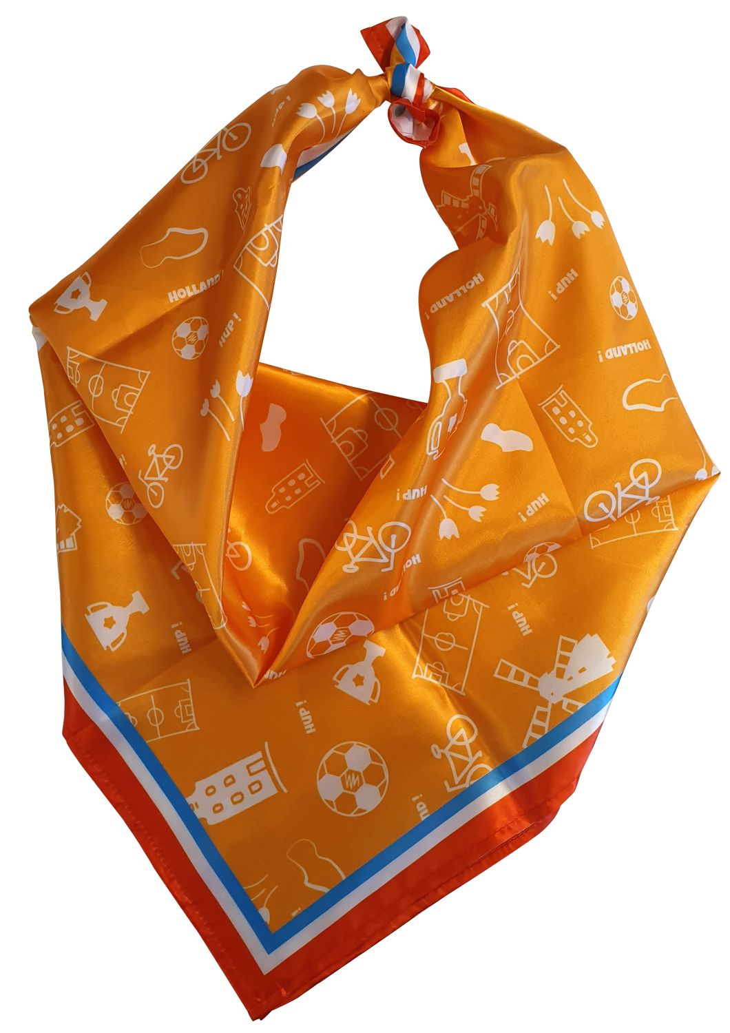 Sjaal Boerenzakdoek Oranje Supporter 70cm