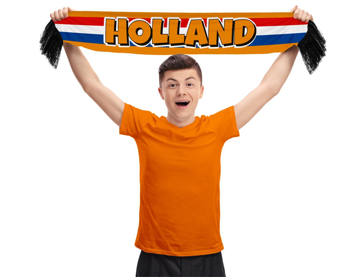 Sjaal Oranje Holland Supporter 120cm