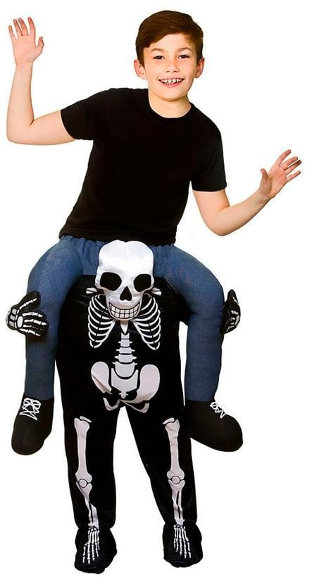 Skelet carry me kostuum kind